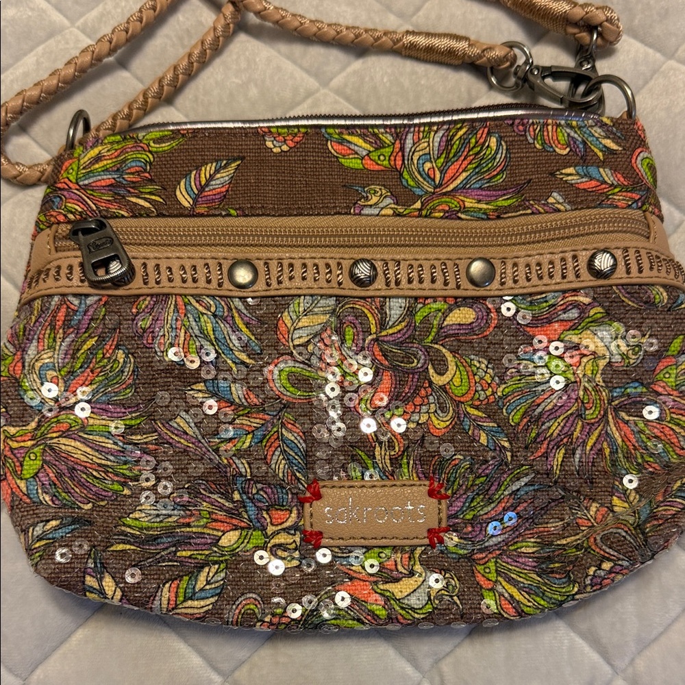 Sakroots Floral Crossbody Bag